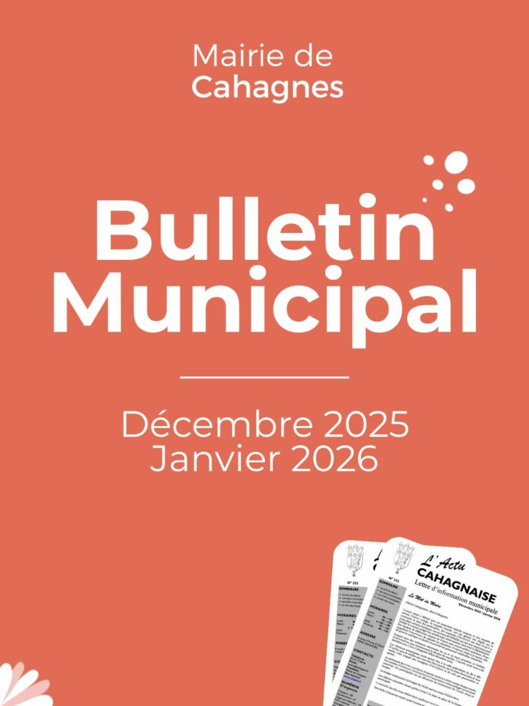 Maire_De_Cahagnes_Bulletin_Municipal